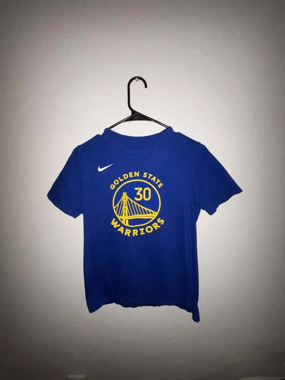 Nike Youth Golden State Warriors Stephen Curry #30 Name & Number Royal T-Shirt
